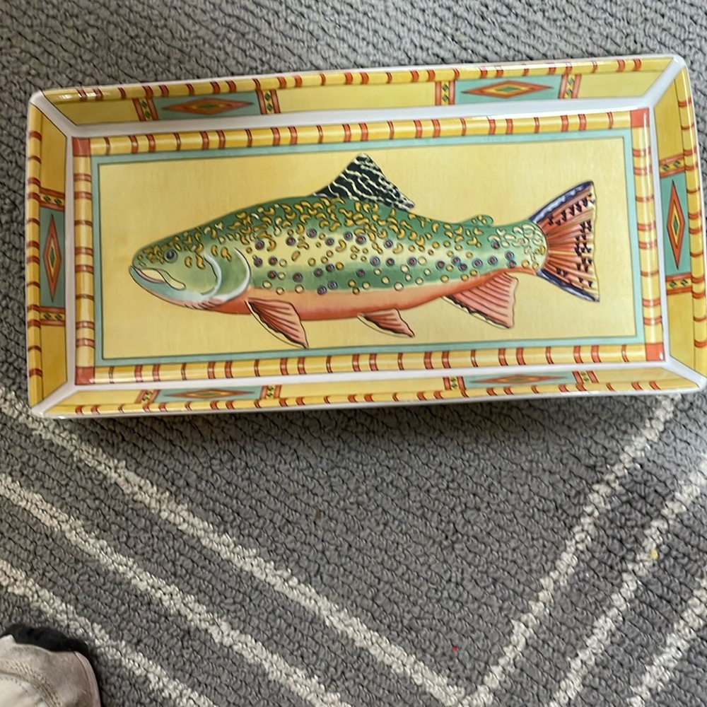 Serving tray platter